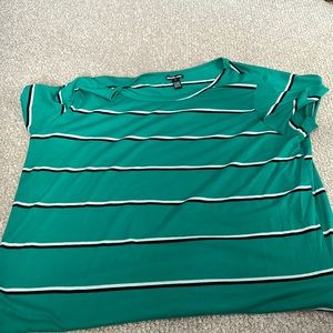 green striped t shirt